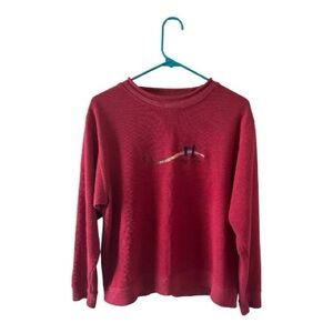 Gear For Sports Red Crewneck Sweatshirt Womens Medium Casual Pullover